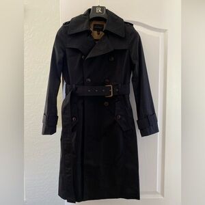 Banana Republic Essential Black Trench Coat